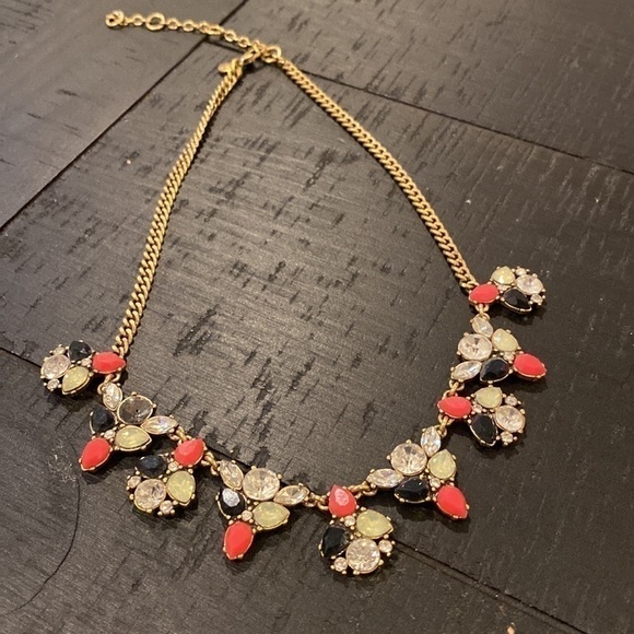 J. Crew Jewelry - J. Crew Statement Stone Antique Gold Fashion Necklace​​​​​​​​​​​​​​​
